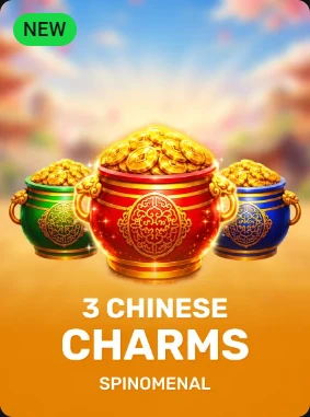 3 Chinese Charms pokie by Spinomenal in the Rollero lobby