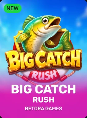 Big Catch Rush pokie by Betora Games in the Rollero lobby
